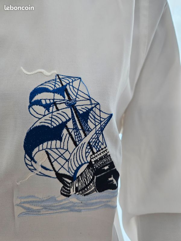 Chemisier T40 art. Neuf Marine (image 3)