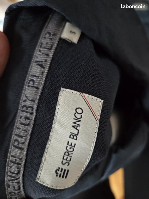 Polo manches longues Serge Blanco neuf (image 5)