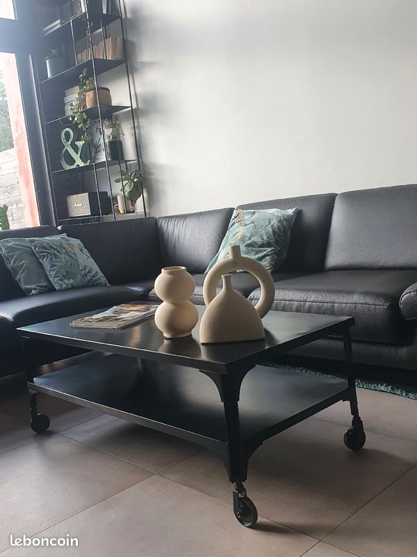 Table basse en métal noir Maison du Monde (image 3)