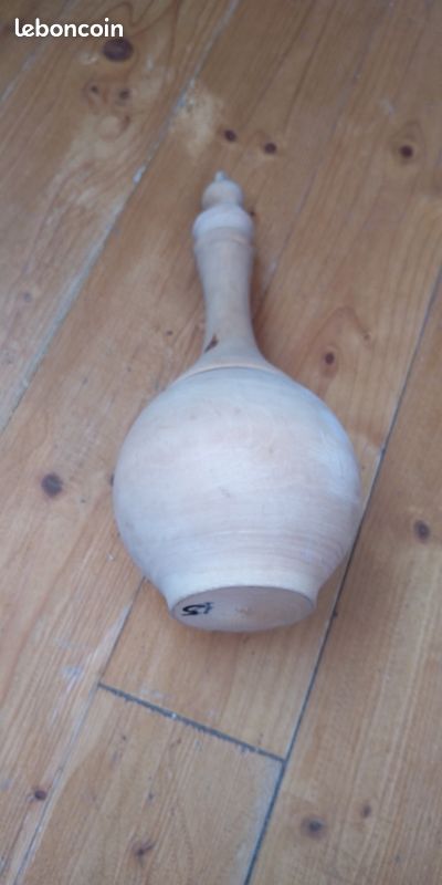 Bouteille en bois à décorer (image 3)