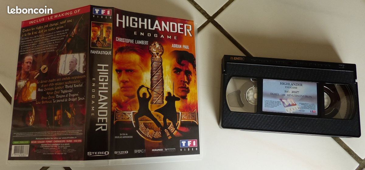 Highlander Endgame VHS (image 1)