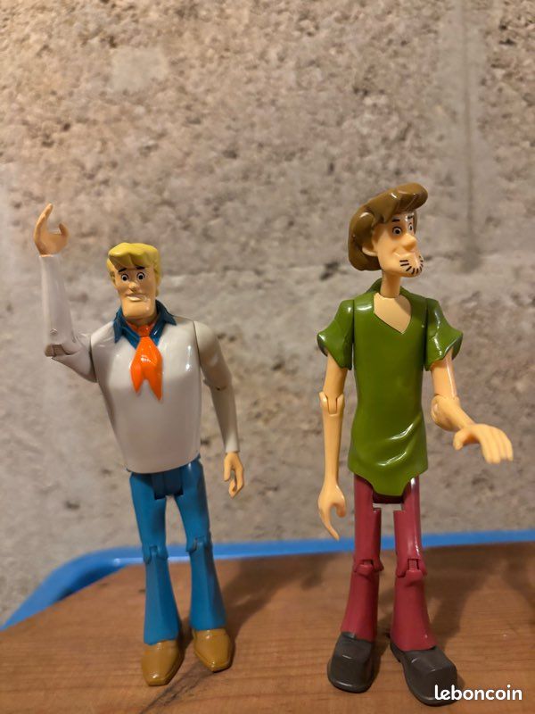 Lot De 2 Figurines Scooby-Doo – 10 Cm Environ – Occasion