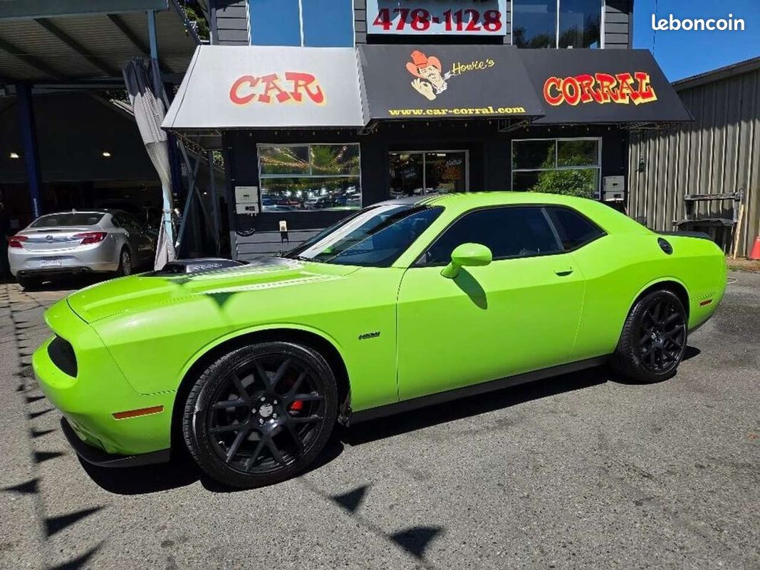 Dodge CHALLENGER 5.7 HEMI V8 375 CH - SHAKER - SELLERIE SHAKER - FAIBLE KILOMETRAGE (image 1)