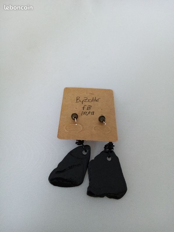 🌺Boucles d'oreilles fantaisie création artisanale (image 4)