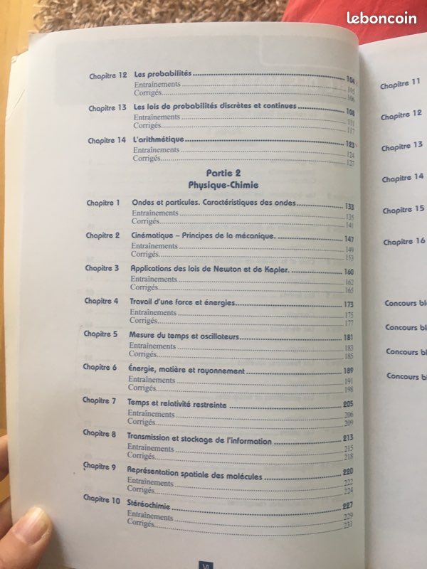 Livres préparation post bac concours GEIPI Polytech (image 3)