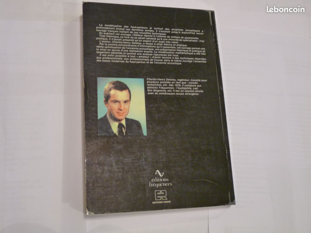 Livre rare L'optimisation des hauts parleurs et enceintes CH. DELALEU 1981 (image 2)