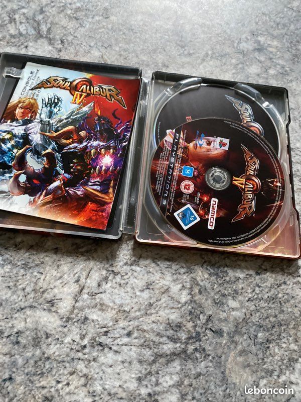 SOULCALIBUR IV 4 SONY PS3 VERSION FRANCAISE VERSION STEELBOOK B.E