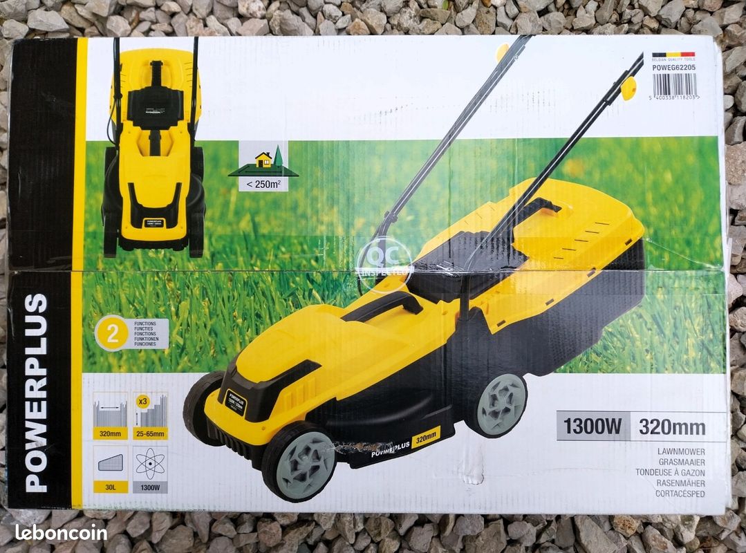 Tendeuse gazon électrique POWERPLUS POWEG 62205 (image 2)