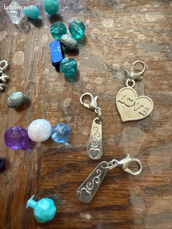 Perles bleu et étoile de neige (image 3)