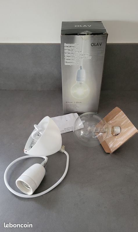 Lot de 3 suspensions neuves avec ampoules (image 3)