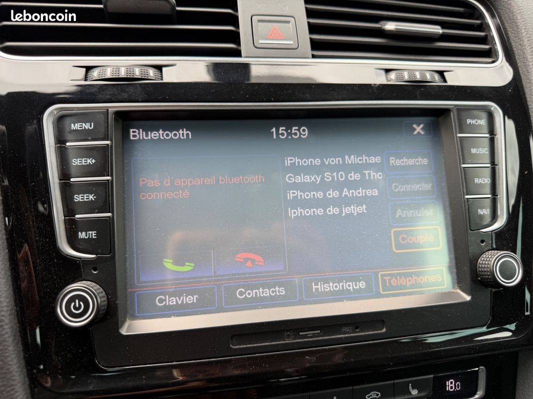VOLKSWAGEN GOLF 7 GTI 2.0 TSI 220ch DSG6 - Sièges Chauffants / Carnet d'entretien - (image 23)