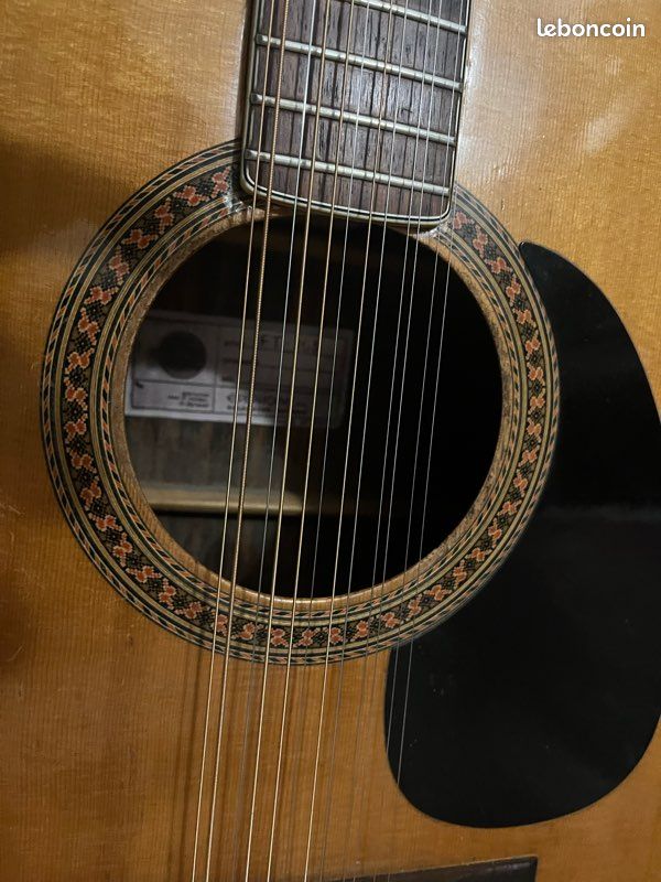 Epiphone FT-165 (12 cordes) – 1973 – Vintage – Restaurée par luthier (image 9)