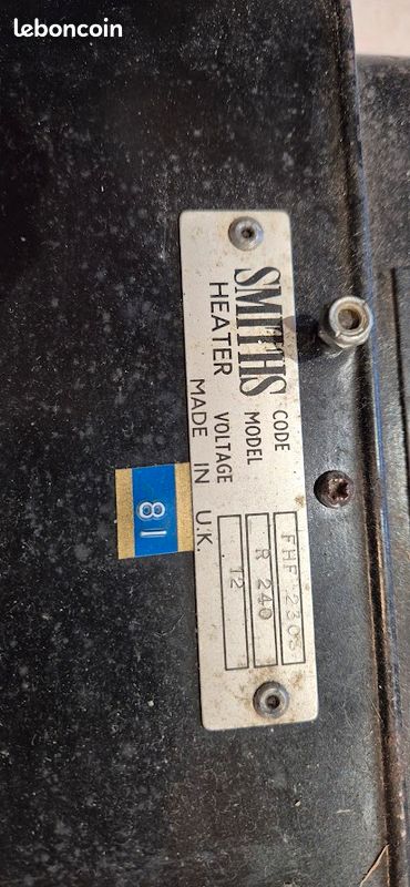 Lotus Europe S1 S2 - Radiateur de chauffage Smiths (image 3)