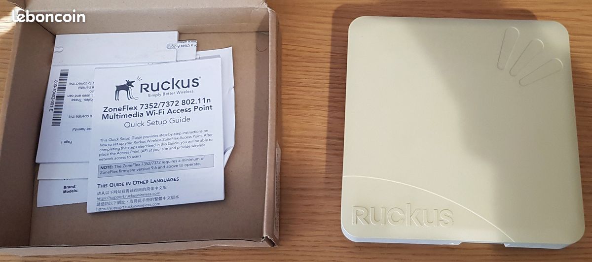 Ieee Source. Example Ruckus Zoneflex 7372 sans fil Wi-Fi Access Point 802.11n 901-7372-WW00 ...
