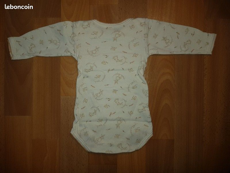 Lot de 6 bodies à manches longues neufs Petit Bateau 3 mois (image 18)