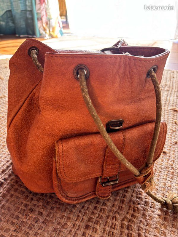 SAC A DOS CUIR FEMME MARRON LEBAROUDEUR Paul Marius