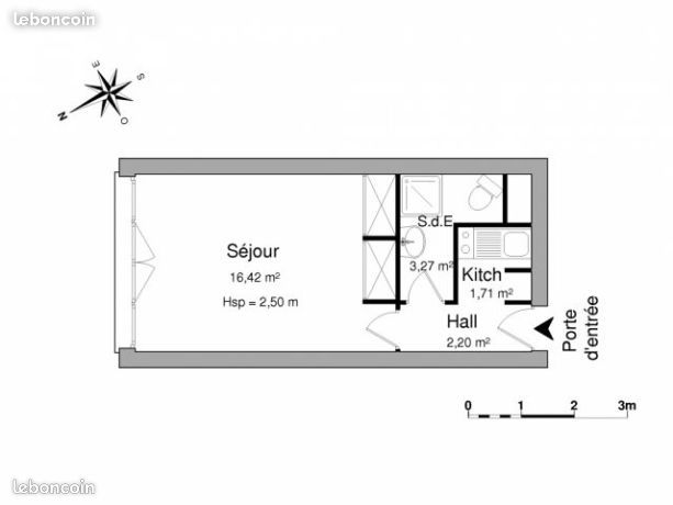 Appartement 1 pièce 24 m² · à Aix-en-Provence · 24 m² · 520 €/mois