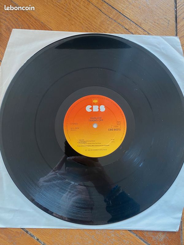 Vinyle - Harlow - Taking Off - CBS 84372 (image 4)