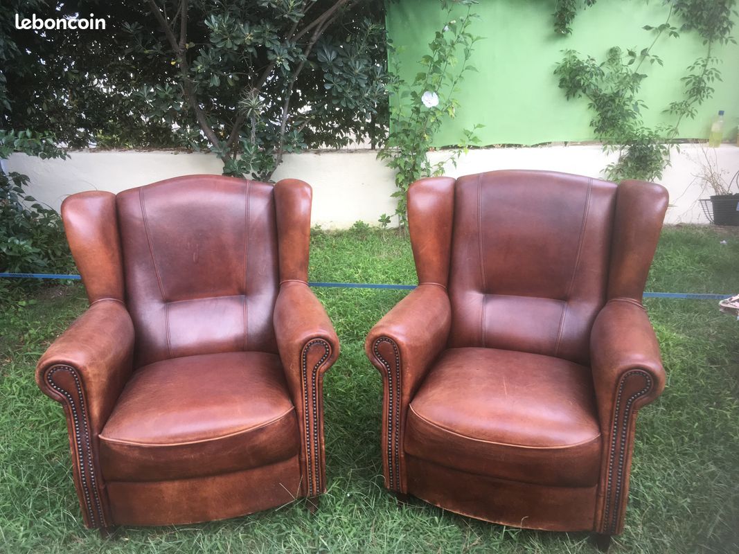 Paire de club cuir Joris vintage (image 5)