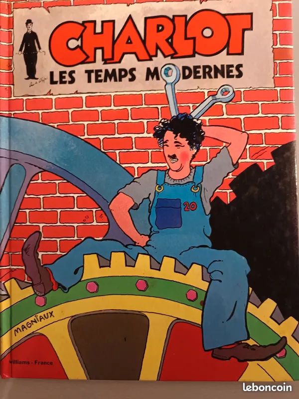 BD Charlot "Les temps modernes" Vergnaud Bechennec. Album Williams (image 1)