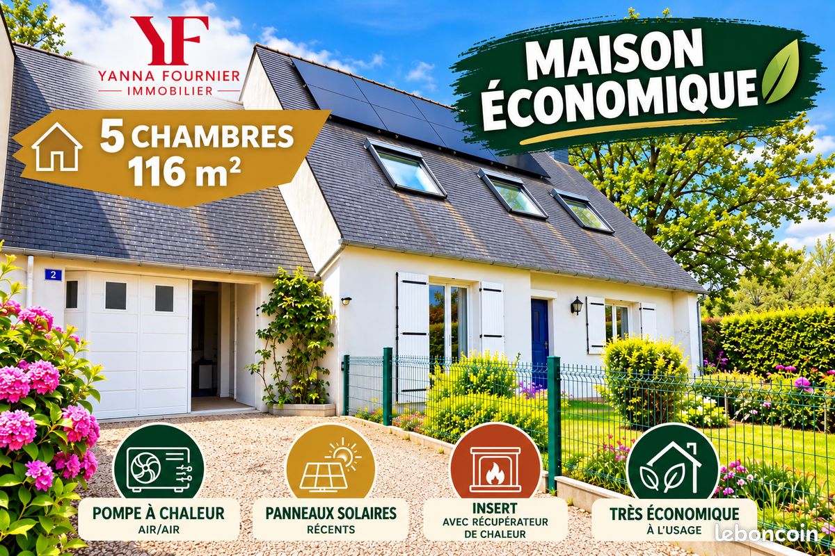 Maison 6 pièces 116 m² · à Le Folgoët · 116 m² · 249 850 €