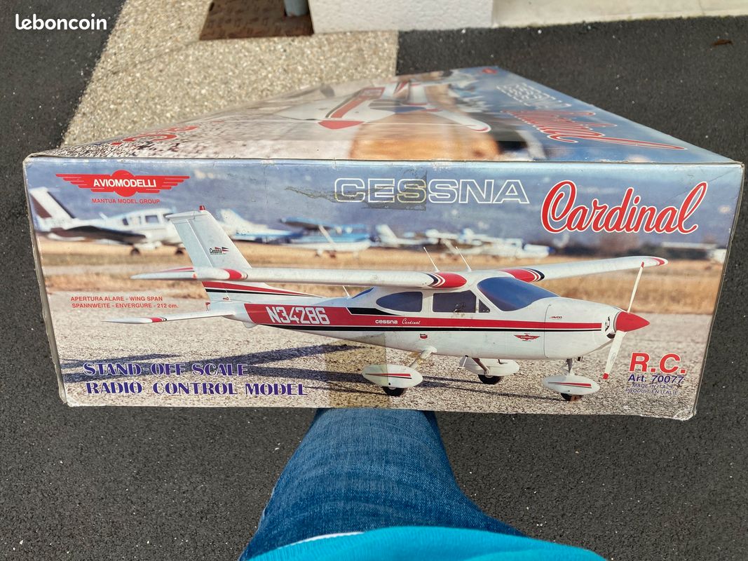 Modèle Réduit RC Cessna 206 Super Skywagon 73cm - Avion Télécommandé Imprimé, Prêt à Voler