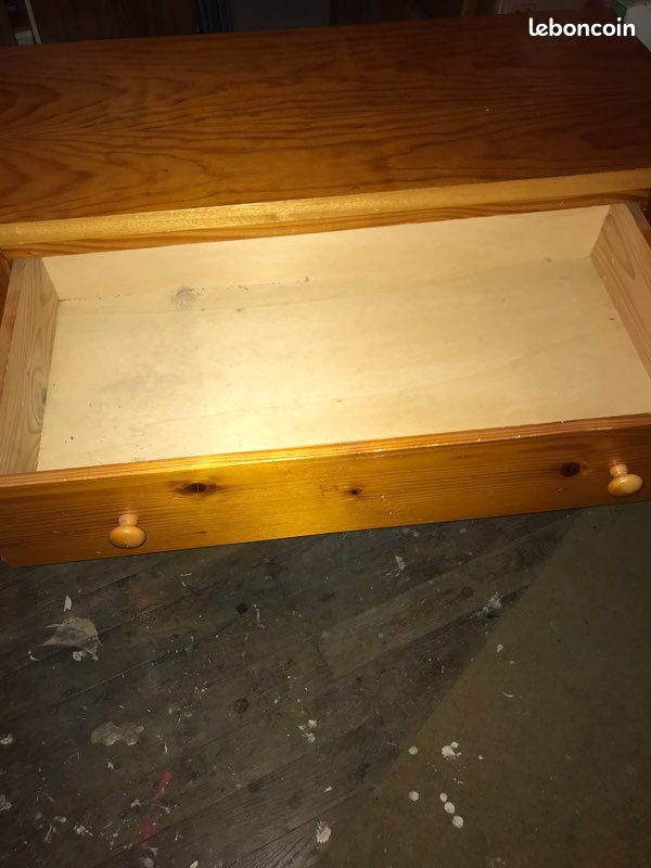 Lit en pin 1 personne et commode (image 2)