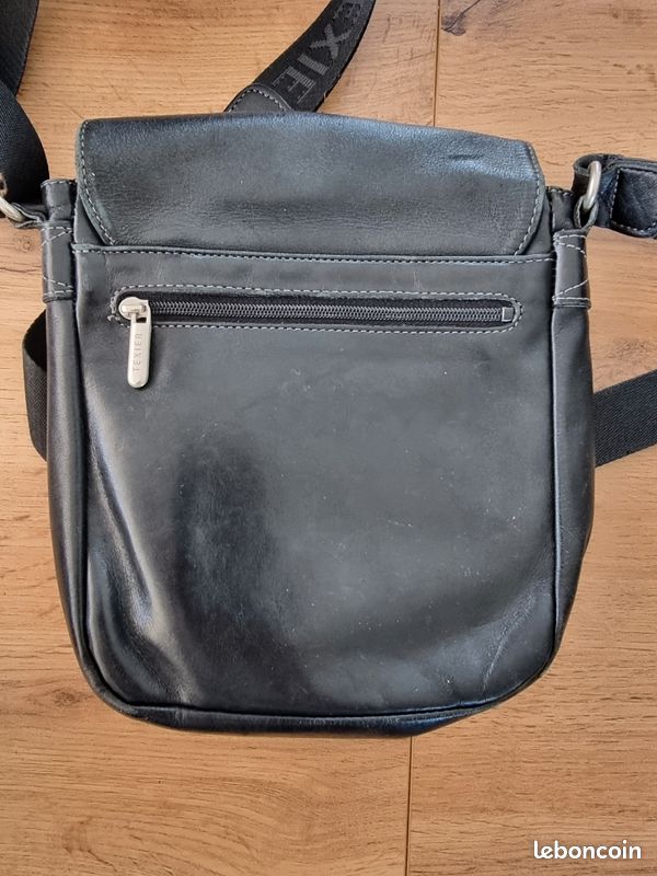 Sacoche homme noire Texier Accessoires Bagagerie