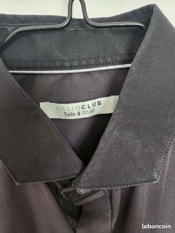 Chemise Homme Club Room Grise - Taille M - Manches Longues - Coton - Neuve Avec étiquettes