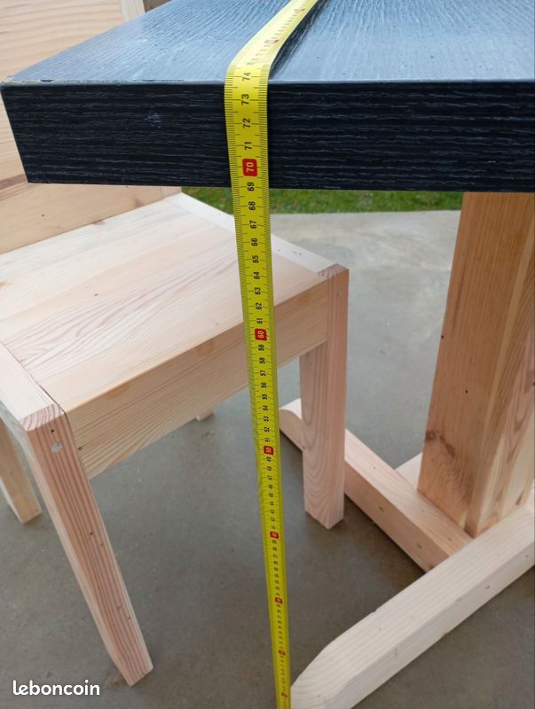 Table + chaises de jardin ou balcon (image 7)