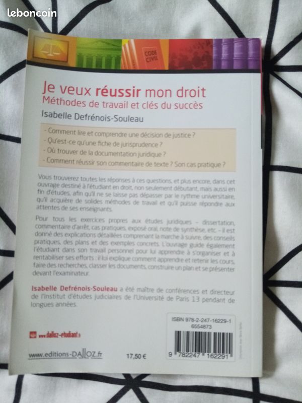 Je veux réussir mon droit livre (image 1)