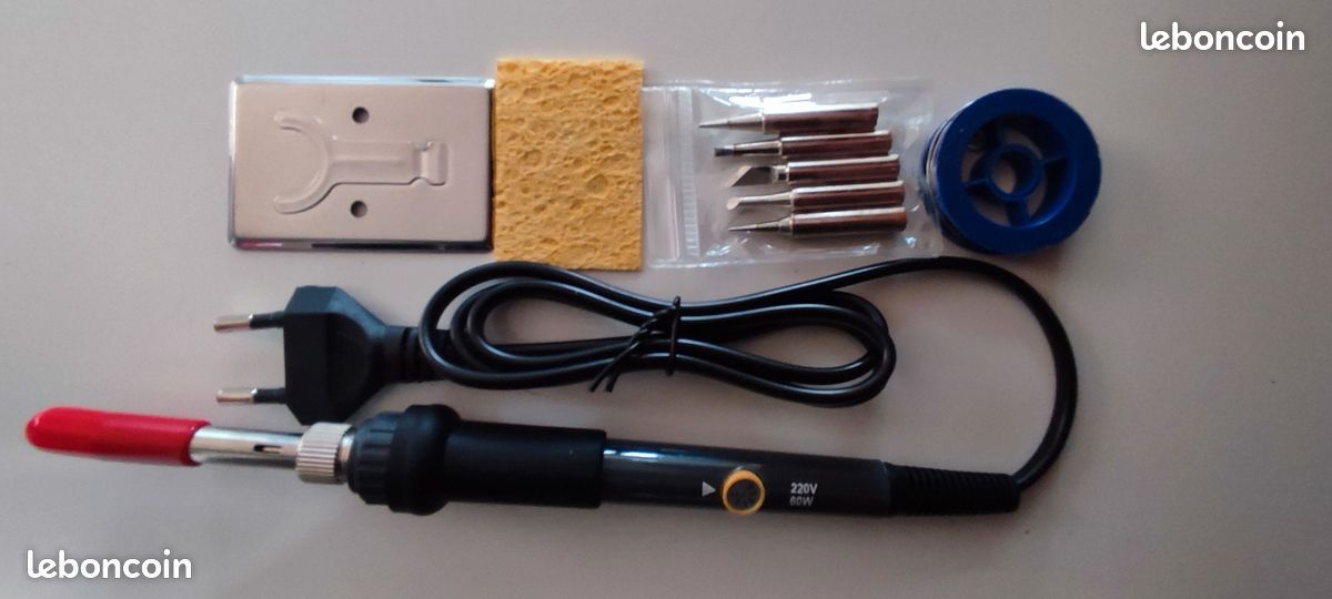Kit Fer à Souder Vastar 60W - Temperature Réglable 200-450°C