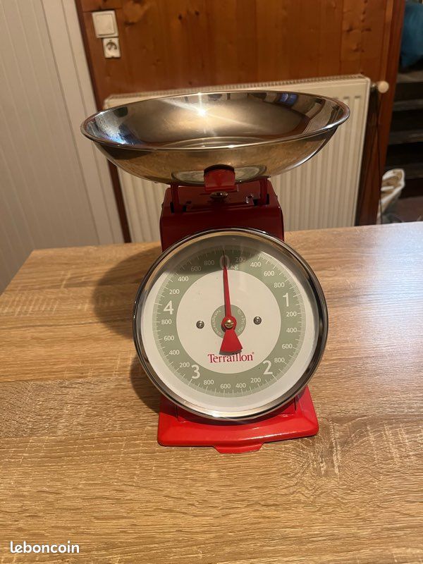 Balance Cuisine Terraillon Rouge Vintage - Arts de la table
