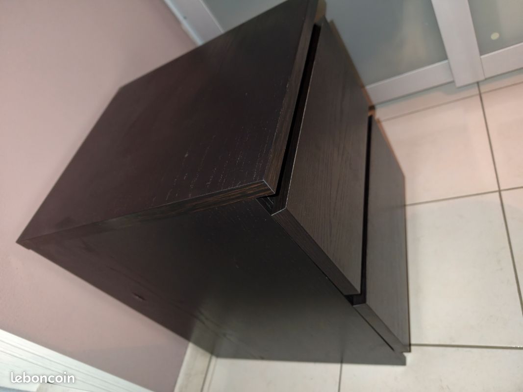 Lot de 2 Commodes à 2 tiroirs malm Ikea / table de chevet Ikea (image 6)