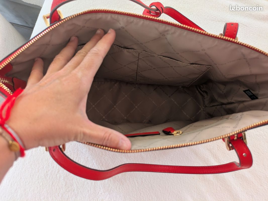 Sac rouge femme Michaël Kors (image 9)
