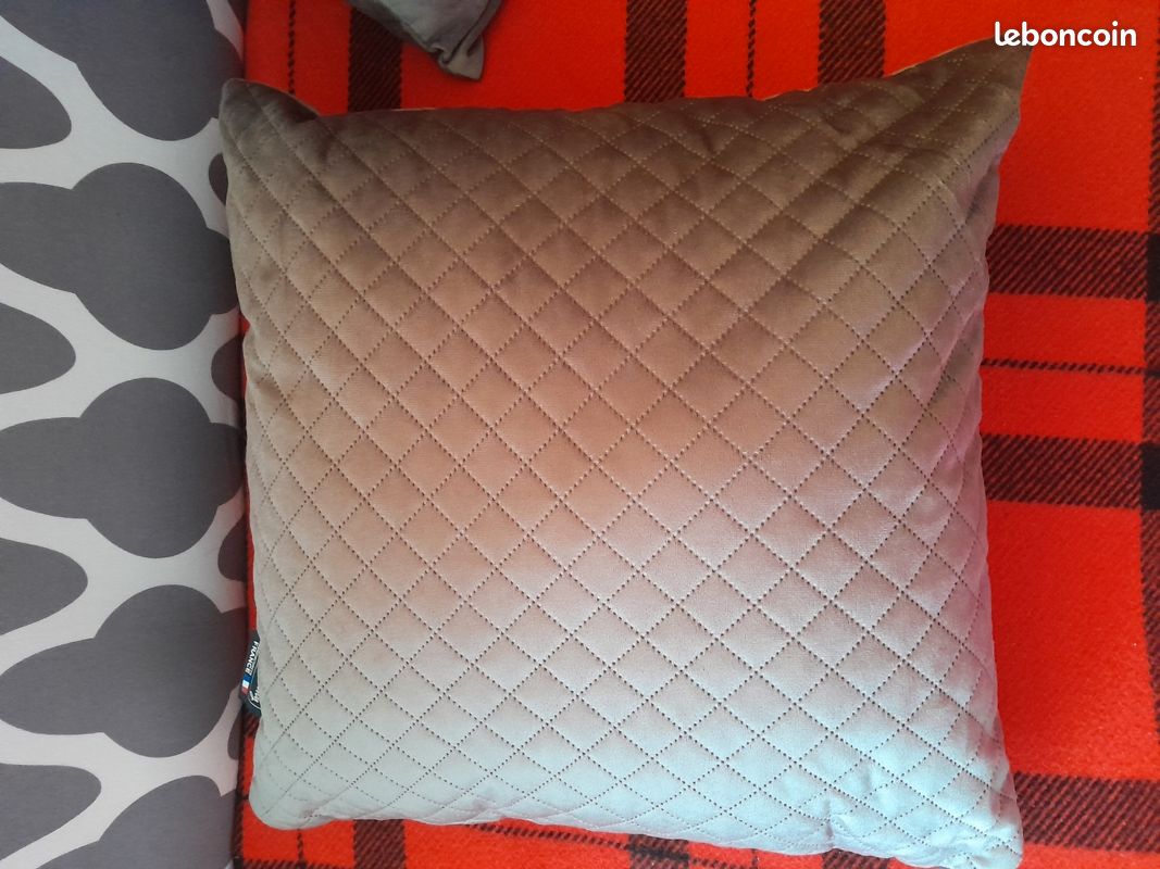 Lot de 2 Coussins Marron (image 2)