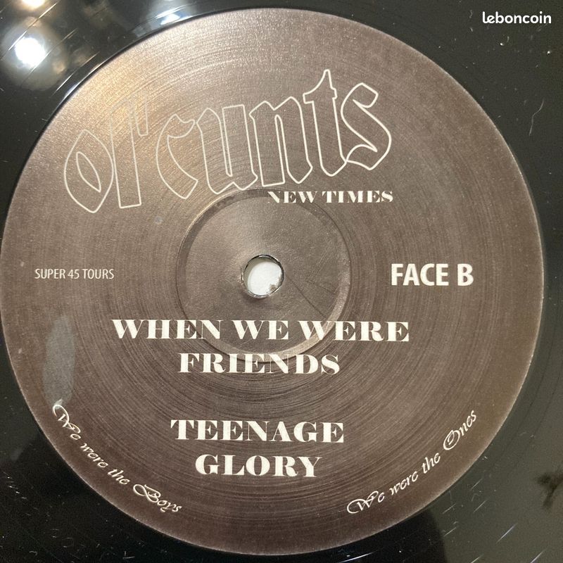 Ol 'Cunts - New Times - Maxi 45t /12" -2011 - Limited édition -Punk Oi (image 4)
