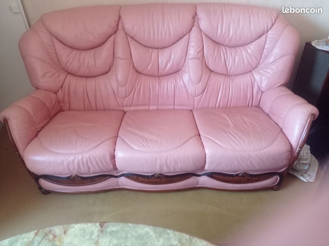 Vends salon en cuir (image 2)