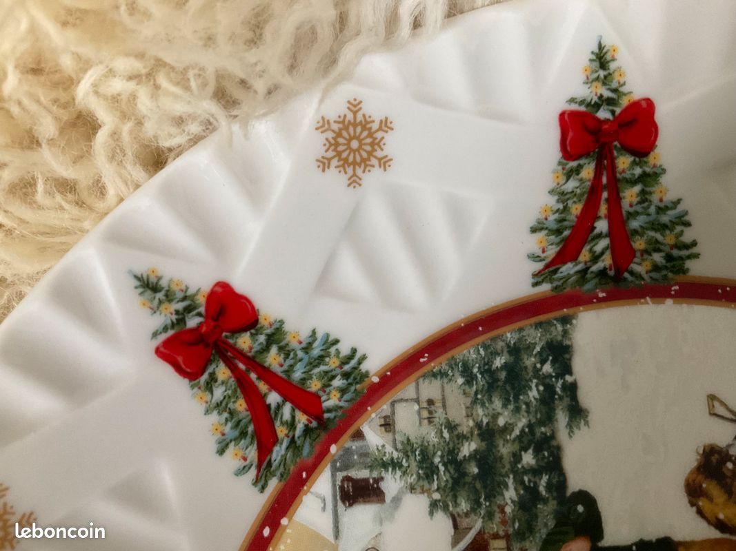 Assiette plat Villeroy et Boch Noël 🎅 Bonhomme de neige (image 9)