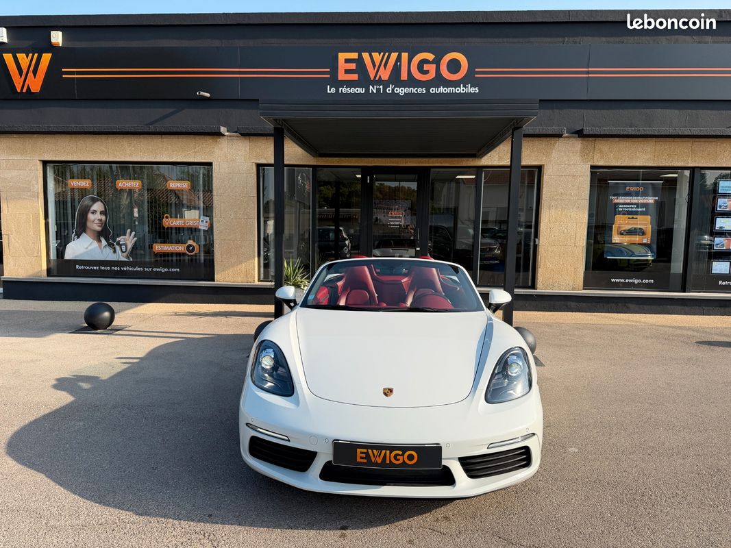 Porsche 718 boxster (982) 2.0 300ch - bvm6 - cuir etendu rouge bordeaux - jantes s 20 pouces - entretiens porsche (image 20)