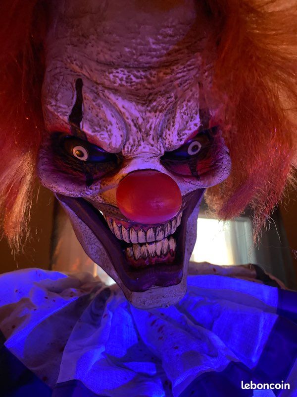 Clown Animatronic Halloween Lumineux et sonore 🤡 (image 1)