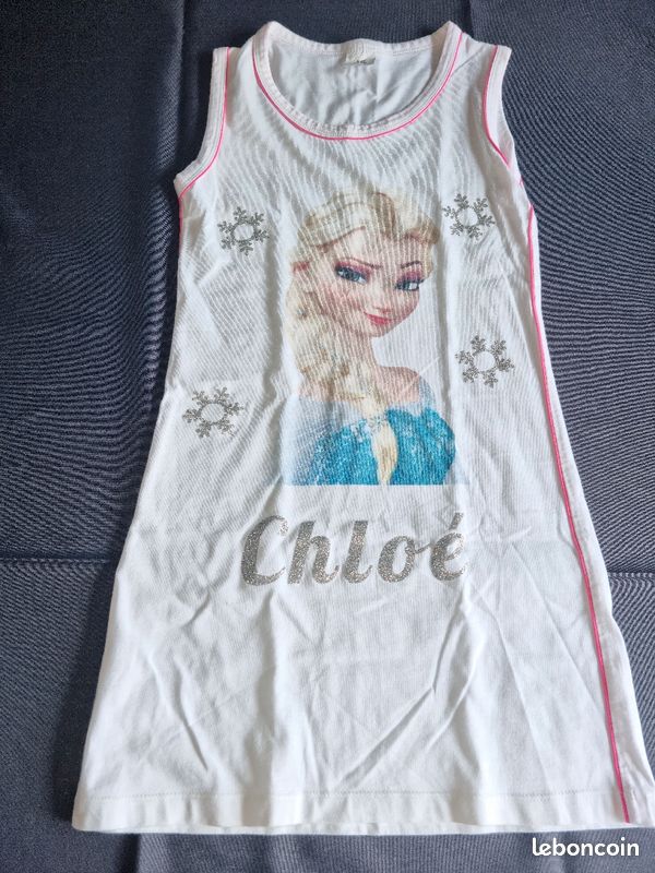 Robe fille taille 8 , 10 ans reine des neiges (image 1)