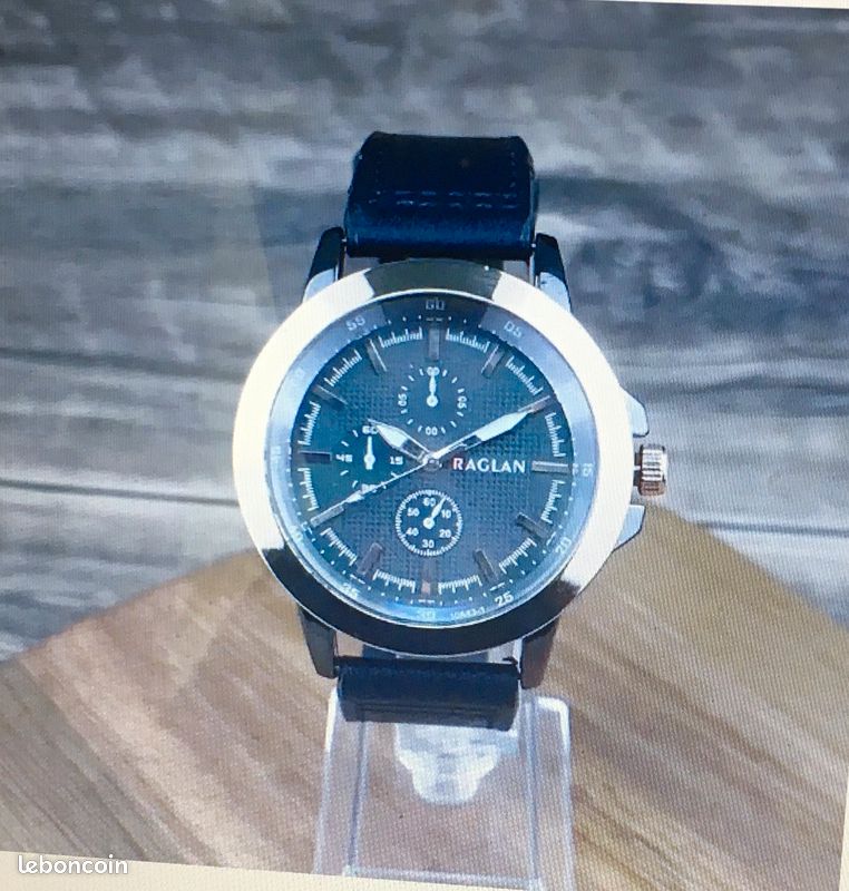Montre ronde surdimensionnée et élégante pour homme (image 3)