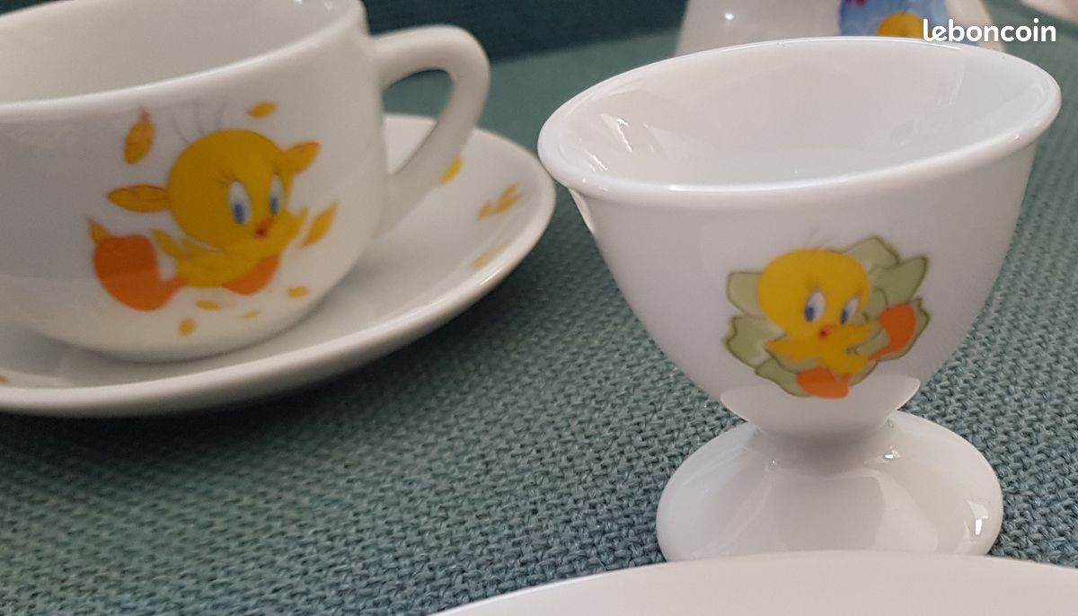Titi et Gros minet Dînette en porcelaine 9 pièces (image 4)
