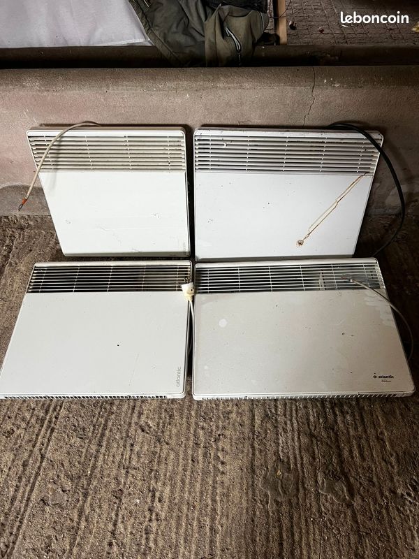 Lot de 4 radiateurs électriques Atlantic (image 1)