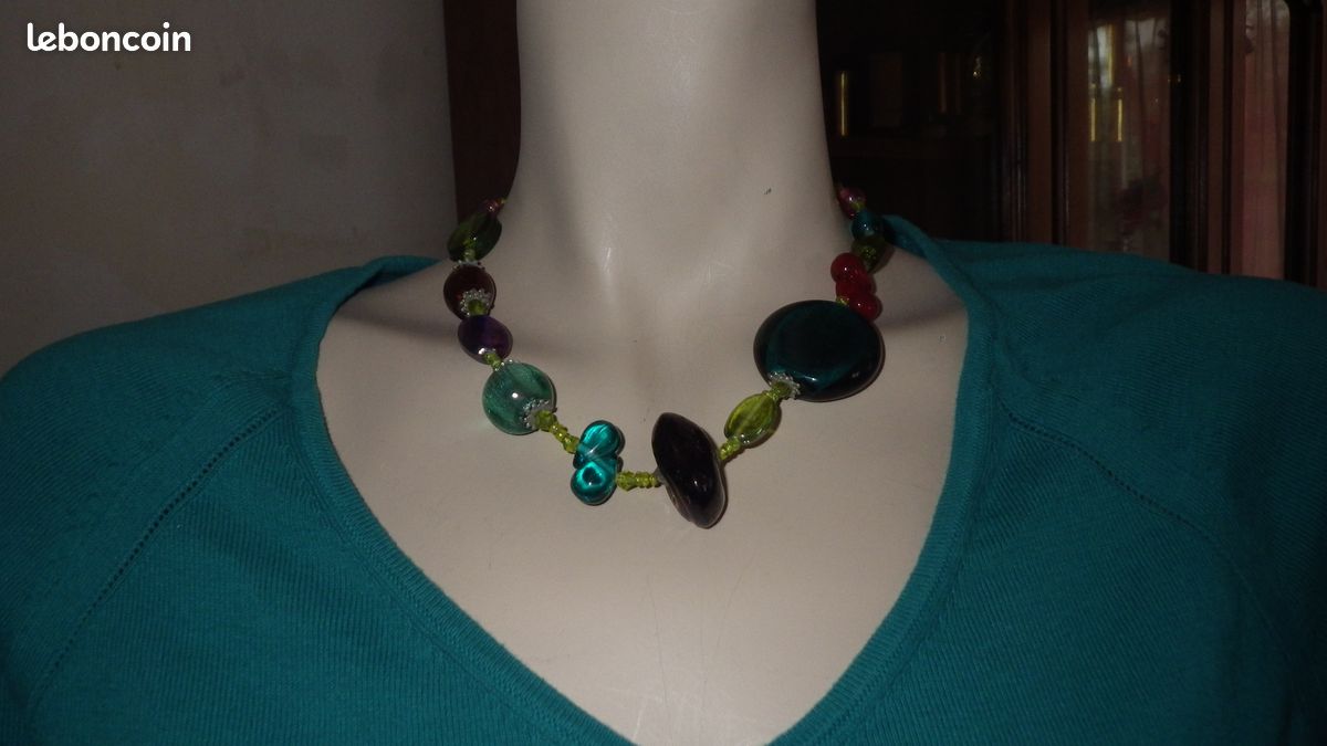 Collier pierres MIOU47 (image 3)