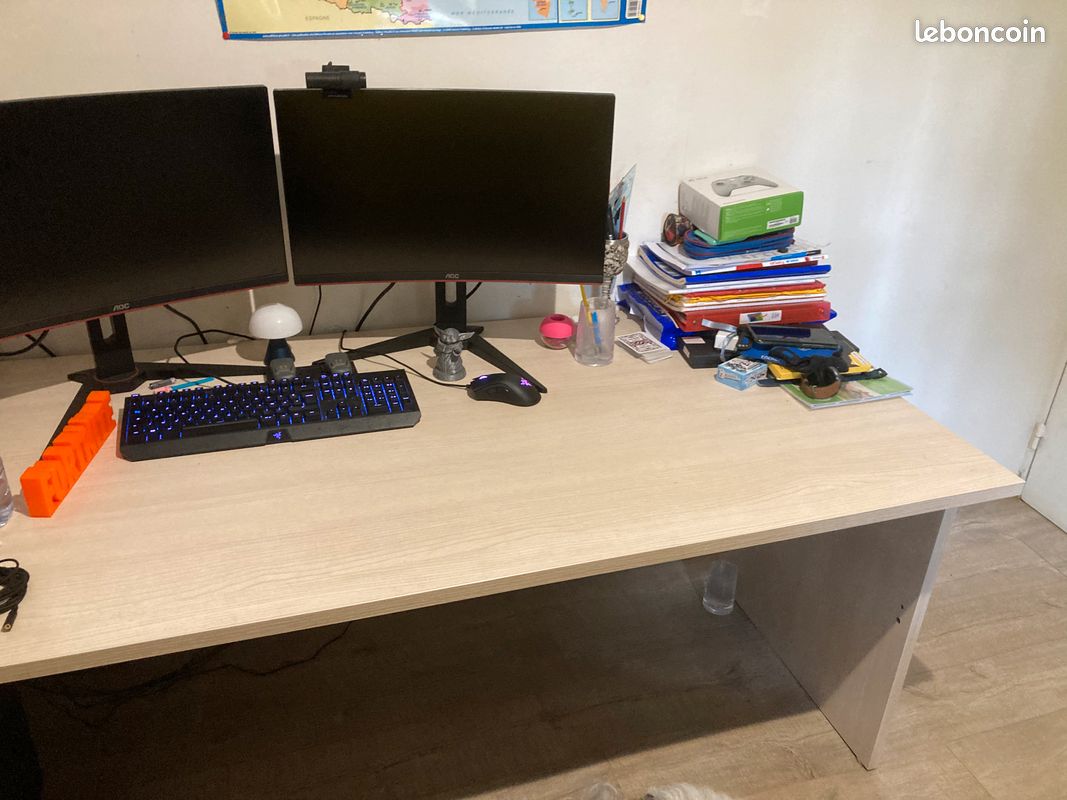 Vends bureau beige clair (image 4)