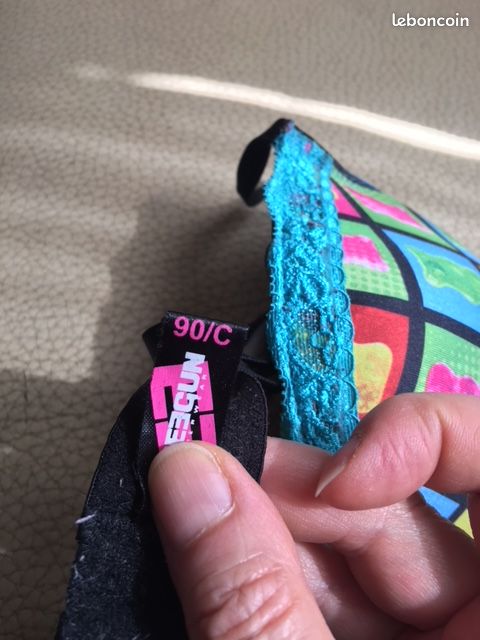 Soutien gorge 90 C FRE3CUM BLEU TURQUOISE (image 3)