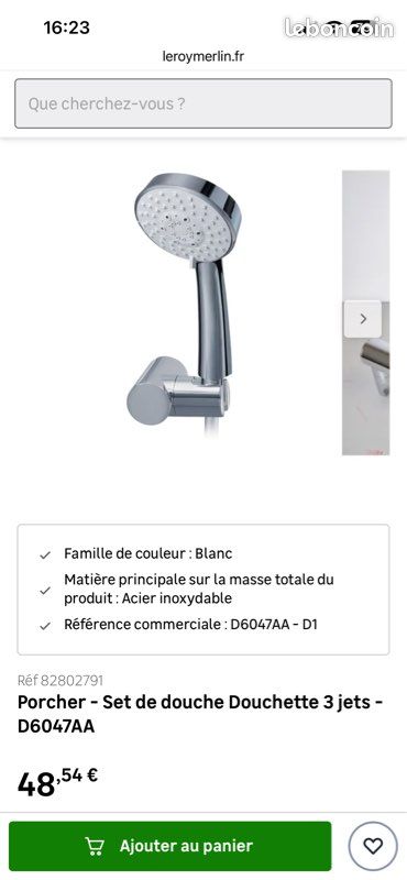 Pomme de douche PORCHER (image 5)