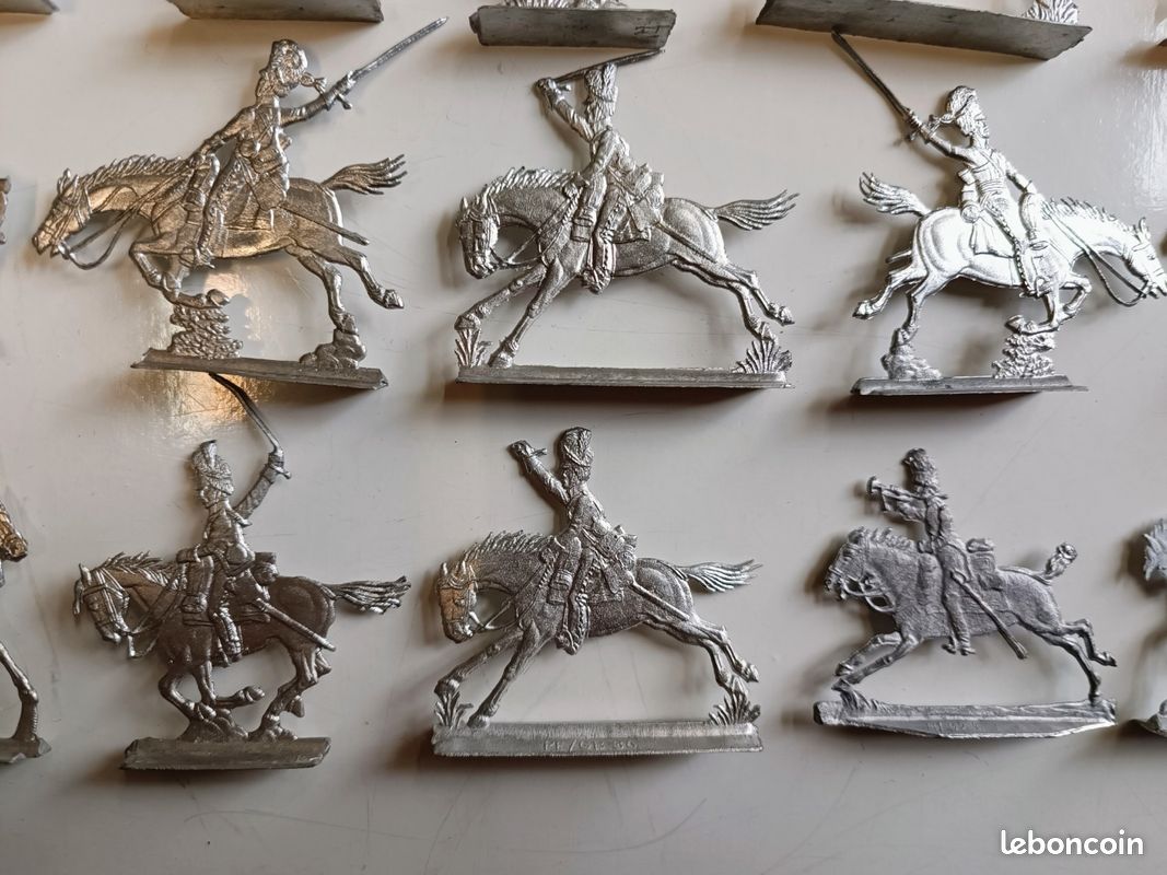Plats d'étain Infanterie légère ?- Flat tin - Zinnfiguren